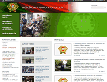 Tablet Screenshot of presidencia.pt